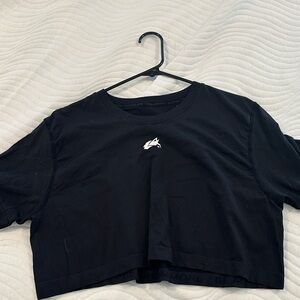 Alphalete Black Crop Top